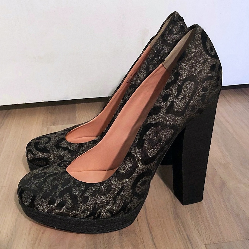 Betsey Johnson Darrlla Leopard Heels